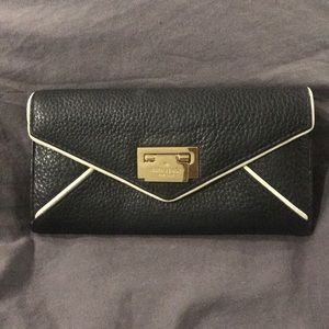 Kate Spade Black Flat Continental Wallet